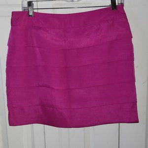 Size 6 Hot Pink Ruffle Skirt